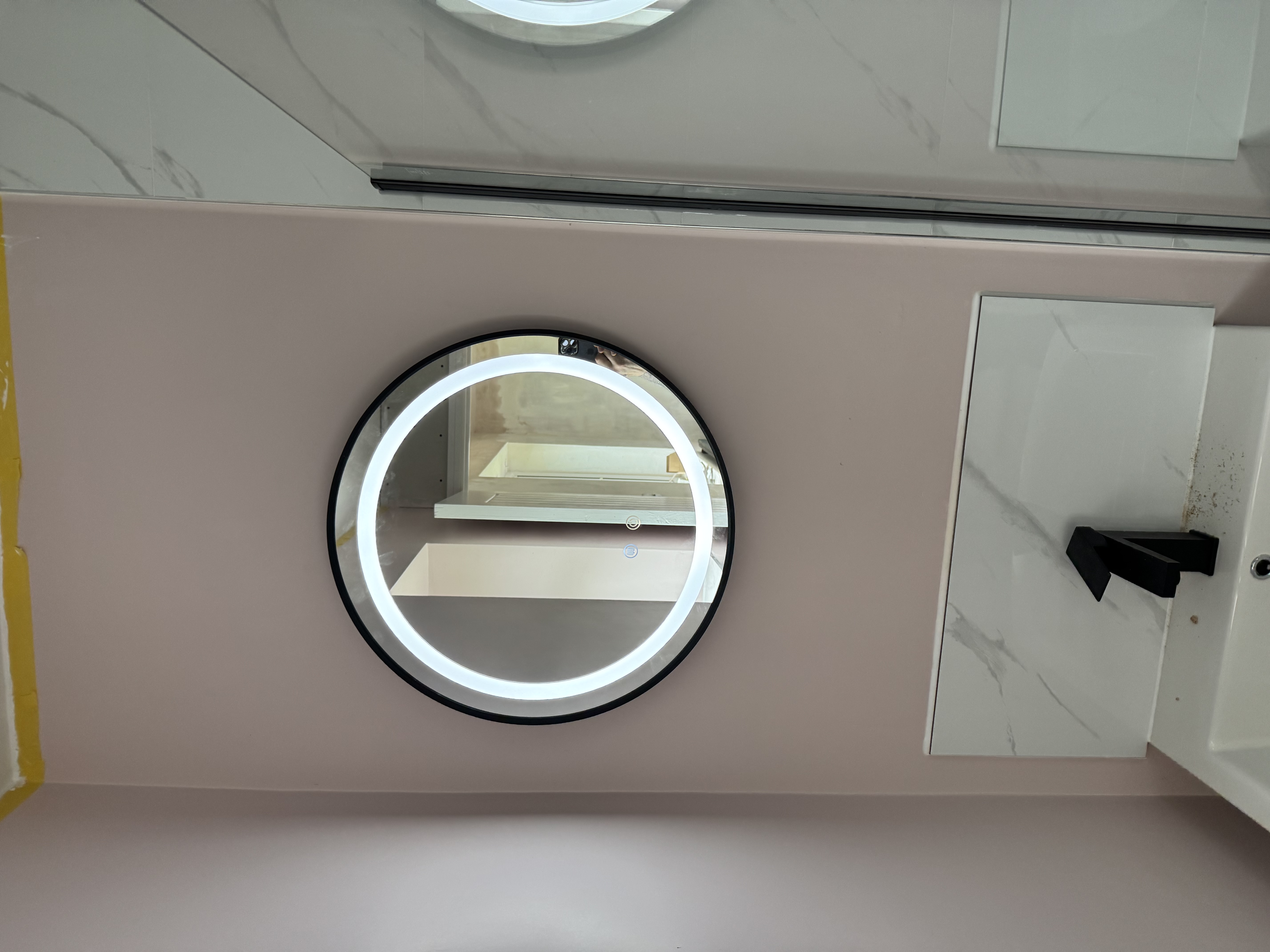 Exterior wall light installation
